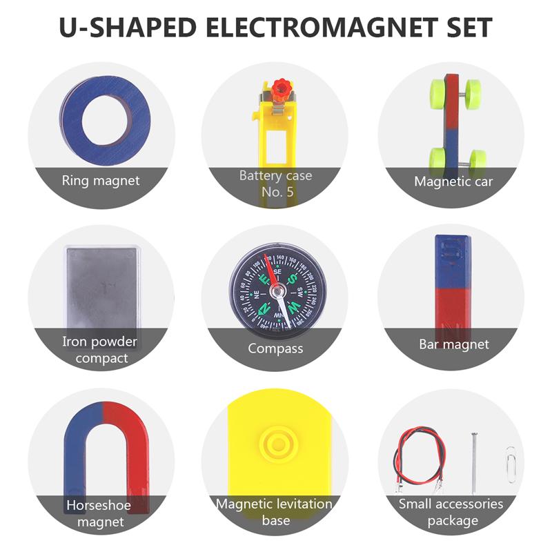 1 Set Van Magneet Kit Educatief Duurzaam Praktische Veilig Nuttig Magneet Aids Magneet Accessoires Voor Student Leraar