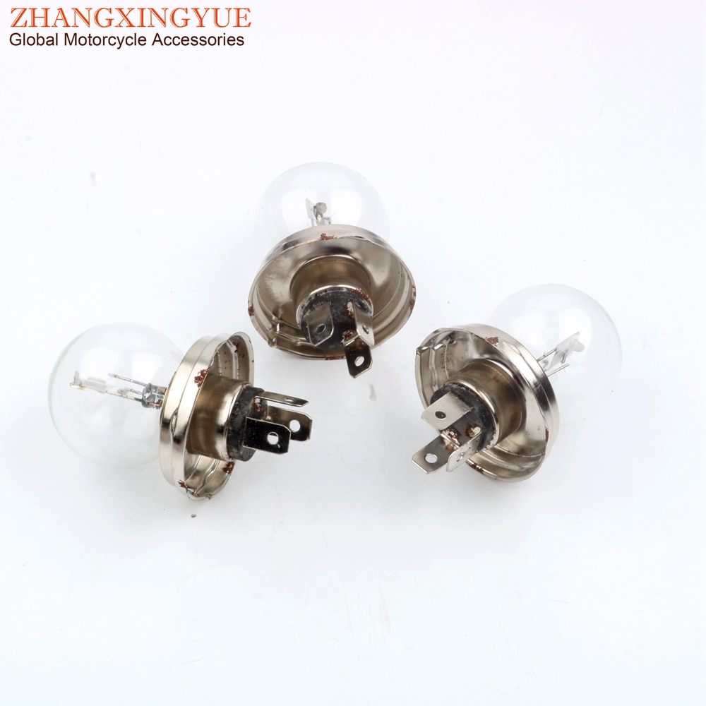 3PC P45T G40 12V-35/35W Headlight Bulb for Car Tractor Scooter Motorcycle ATV
