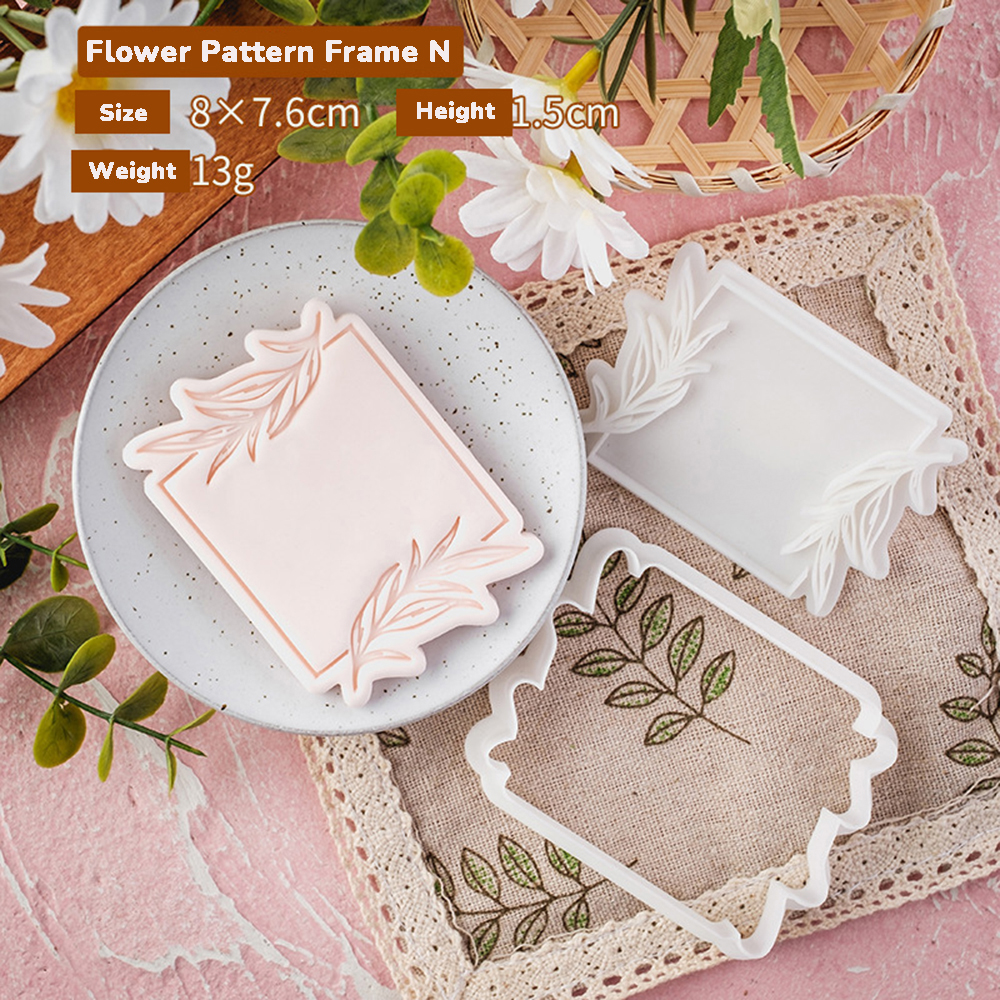 Pattern Blessing Cookie Mold Wedding Birthday Cake Cutting Mold DIY Baking Tool