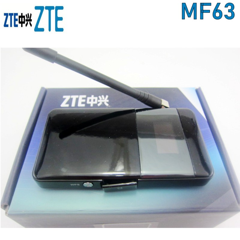 ZTE MF63 3G 21Mbps pocket wifi router mobiele wifi unlock met 3g antenne