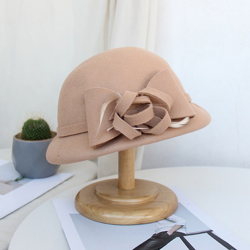 FS Chapeau Fedora en laine avec voile Femme | À la , Chapeau Floral, casquette élégante Femme, chapeaux d'église en feutre, Chapeau rouge noir Femme chapeaux d'église: Camel
