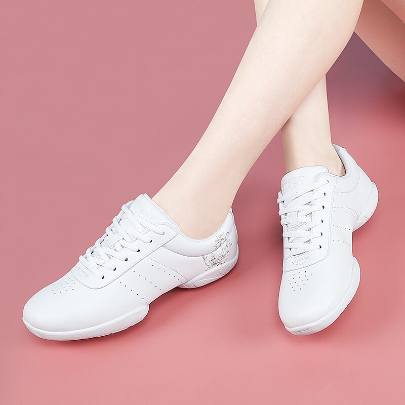 Children Girls Aerobics Dance Shoes Hip-hop Jazz Shoe Women Competitive Gym Fitness Shoes Soft Sole Kids Woman's Dance Sneakers