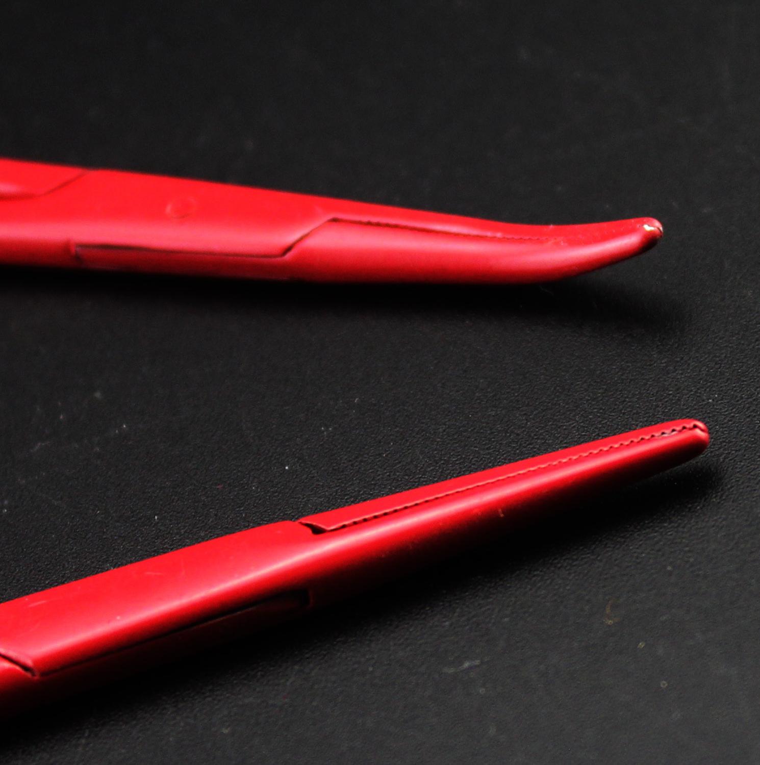 4inch Straight Curved Trauma Shears Scissors Hemostat Mosquito Forceps Dog Grooming Surgical Scissors Pet Clamp Cat Artery