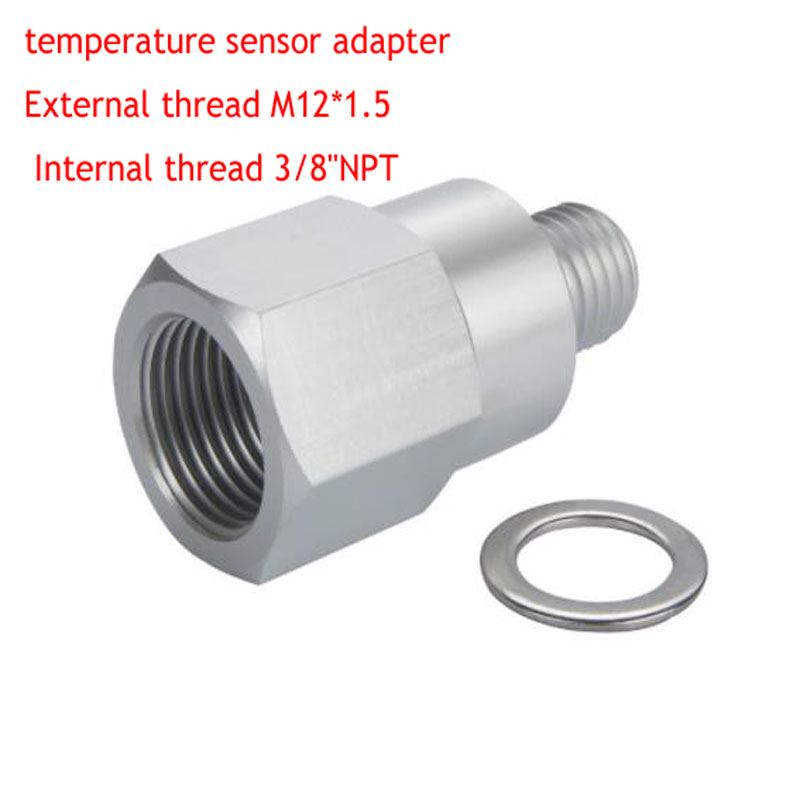 Auto Parts Oil Pressure Sensor Connector Cooling Water Temperature Sensor Adapter M12*1.5 Female Thread 3/8"NPT
