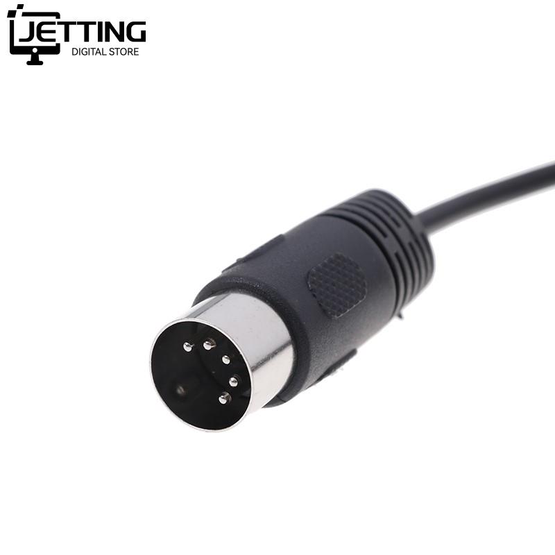 50cm 5 Pin Din MIDI Male To 3.5mm Male Plug Stereo Jack Audio Adapter Cable
