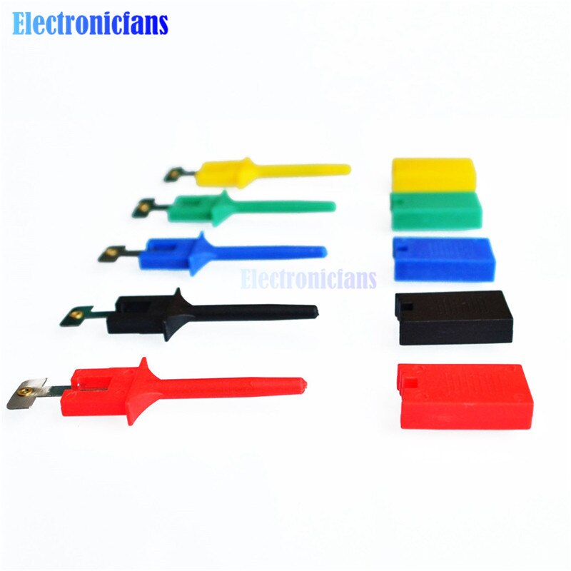 5PCS Hooks Test Clips 5 Colors for Logic Analyzers Logic Test Clip