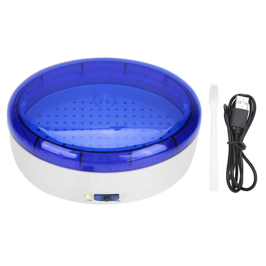 USB Ad Ultrasuoni manicure Macchina di Pulizia Portatile Unghie Artistiche Strumenti di Pulizia Scatola di