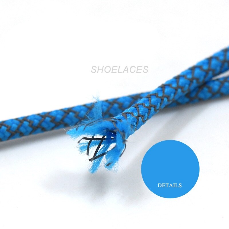 1 Paar Lichtgevende Fluorescerende Sneaker Shoestrings Sport Schoenveters Reflecterende Ronde Touw Schoenen Kant Licht Schoenveter Schoen Accessoires