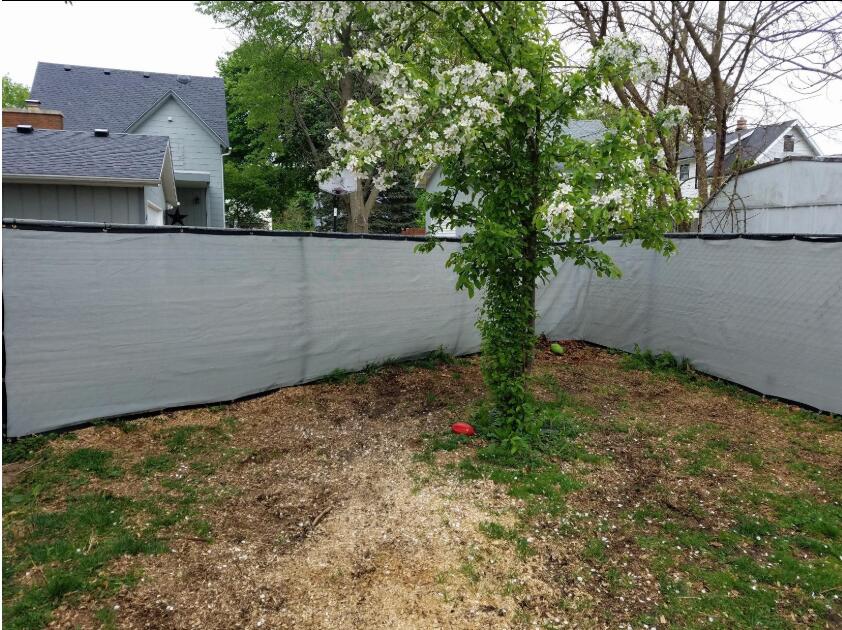 Privacy Screen Fence Heavy Duty Fencing Mesh Shade Net Cover for Wall Garden Yard Backyard Pool-Grey