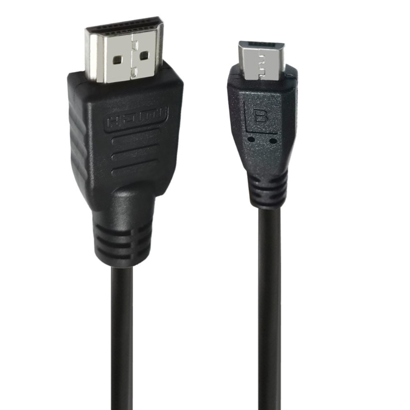 Cavo da HDMI a micro USB 5P, cavo da micro USB a HDMI da 1 m Cavo connettore convertitore cavo di ricarica dati maschio
