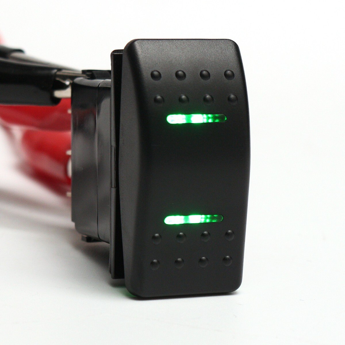 12v 24v LED Marine Boat Rocker Switches 7 Pins DPDT ON-OFF-ON 2 Lights Switch RV Boat Universal