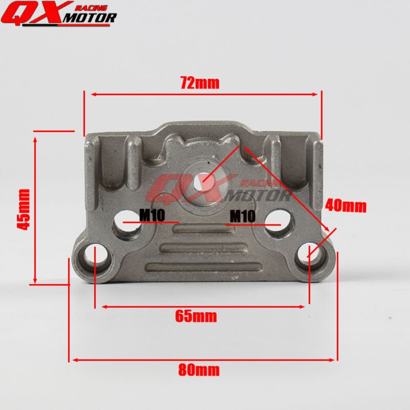 125cc 140cc motorcykel oliekøler horisontal motor adapter motor cylinder dæksel dirt pit cykel abe cykel atv quad reservedele