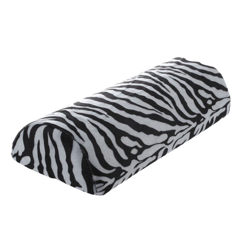 Schwarz Mit Weiß Zebra Streifen Hand Rest Weichen Kissen Kissen Nagel Kunst Manikübetreffend Halb Spalte