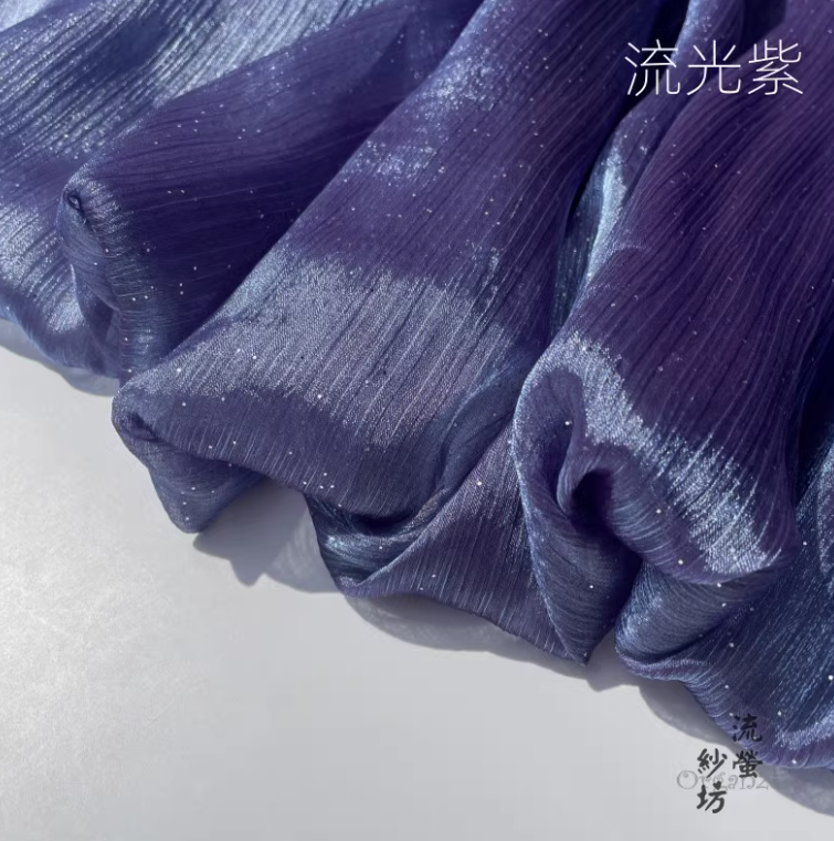Tela de Organza con purpurina azul marino y cielo estrellado para decoración de boda, tela de Organza, falda, cortina, suministro de , tela Flash: Verde
