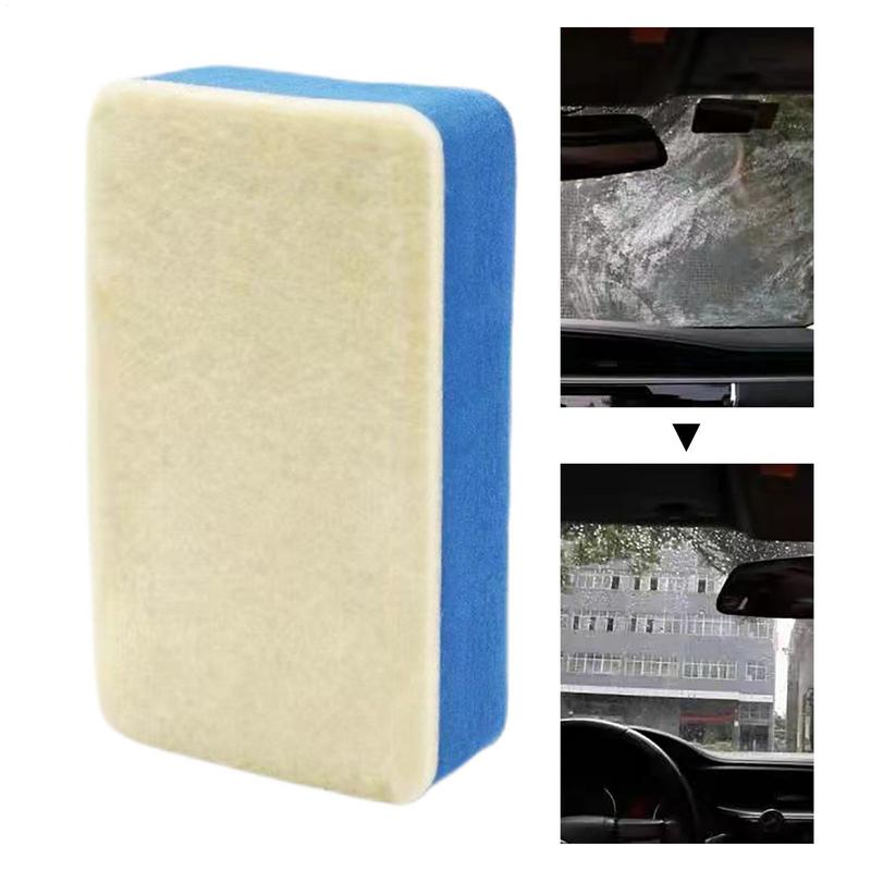 Windschutzscheiben-Reinigung, Polierpads, automatischer Fenster-Öl-Film-Reiniger, Wollfilz-Schwamm für sterben Dekontamination der Windschutzscheibe des Autos, sauber