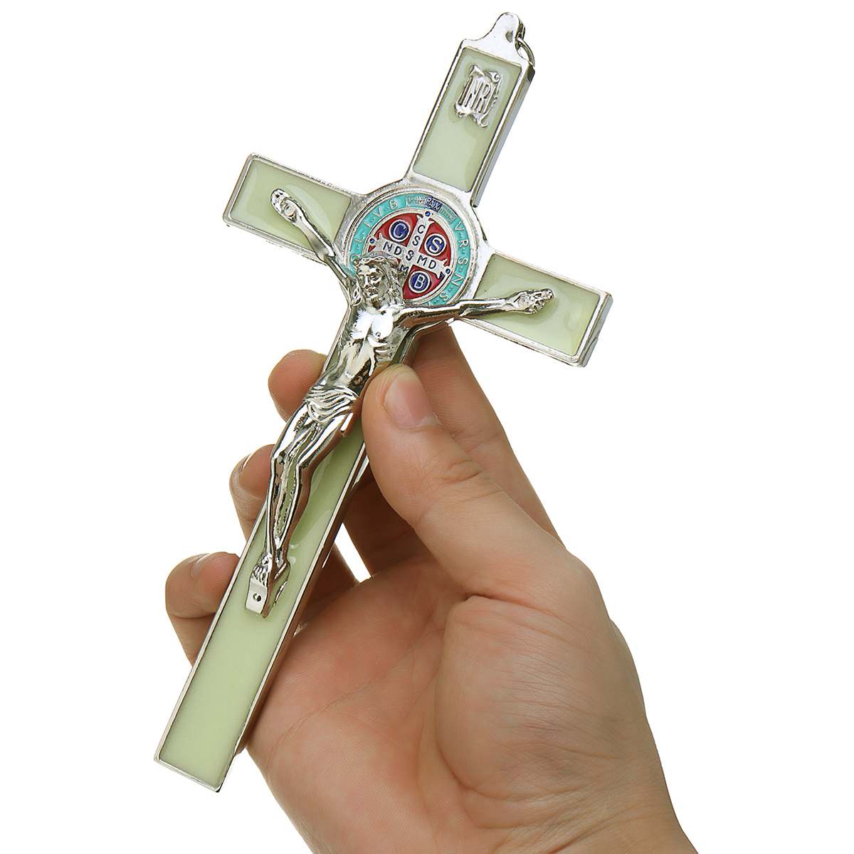 7 "antieke Groene Kerk Relikwieën Kruisbeeld Jezus Christus Op De Stand Cross Muur Kruisbeeld Thuis Kapel Decoratie Muur