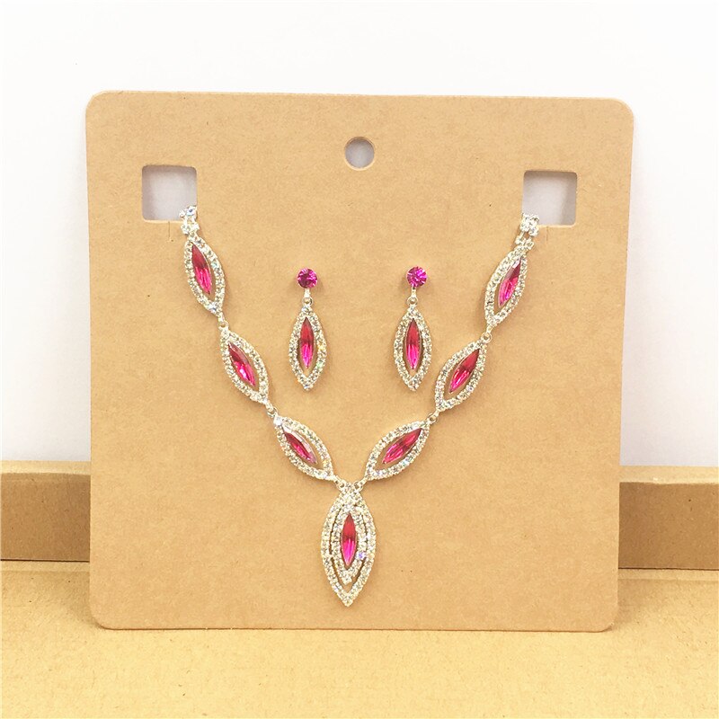 Cartón marrón de papel Kraft, 12 unidades por lote, collares y pendientes para exhibiciones de, tarjetas, joyería de , colgante, tarjeta de embalaje para exposición, 15x15cm