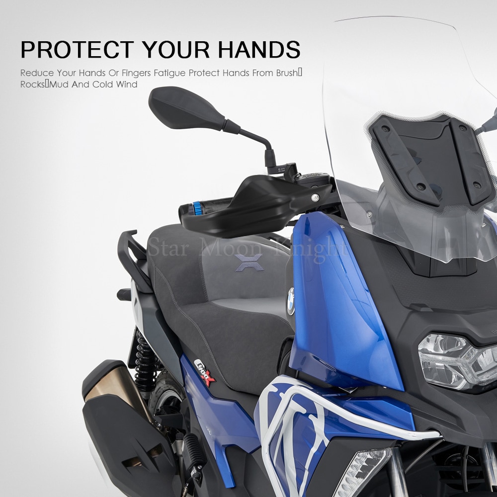 Pare-brise de protection des mains pour moto, accessoires pour BMW C400GT C400X C 400 C400 GT X