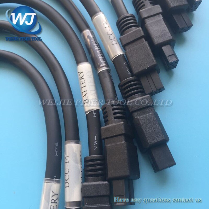 Original Fujikura FSM-60S/fsm60R/fsm18S/fsm18R Fusion Splicer charging cable BTR-8 Cable Fujikura battery charge DCC-14