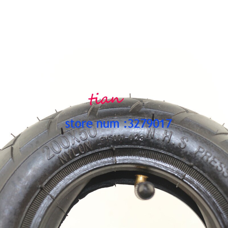 Rueda para silla de ruedas (8 "X 2"), neumático para Scooter eléctrica o de gasolina, 200X50 (8 ")