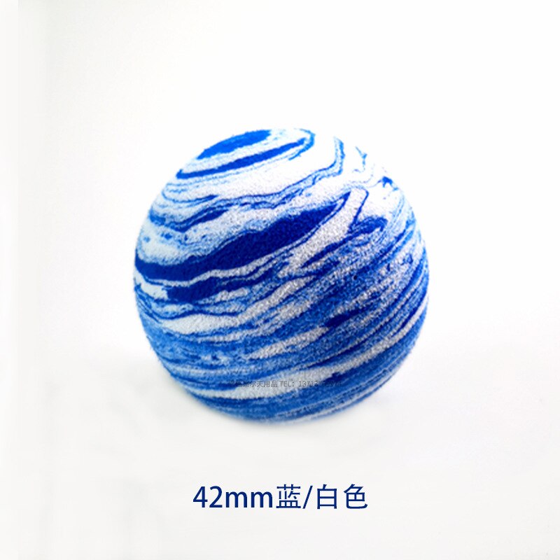 Golf Inkt Bal Indoor Oefenen Bal Eva Zachte Bal Foam Bal Multi-Gekleurde Ballen Speelgoed Huisdier Bal entertainment: Blue white Ink Ball 42mm 1 Grain