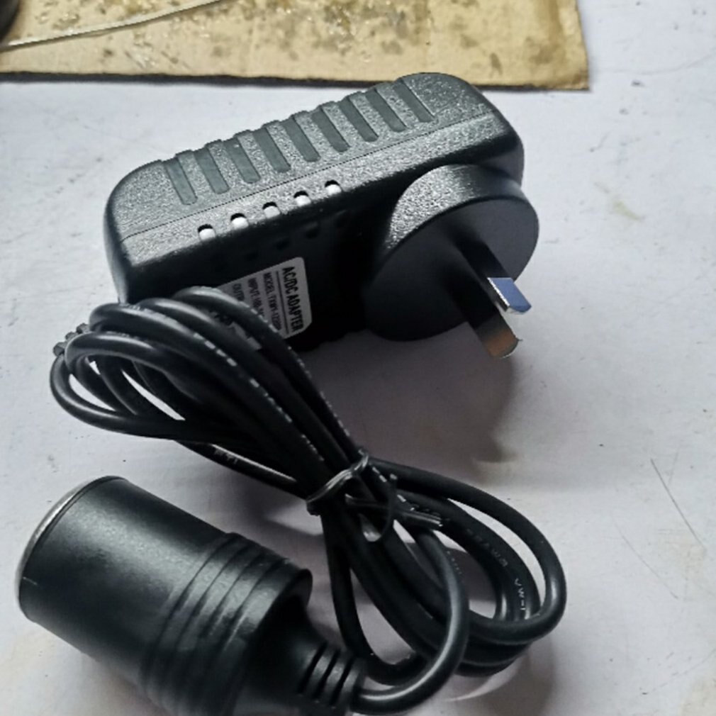 220v to 12v køretøj konvertering strømforsyning hydraulisk opladning af bil køleskab bil konverter stikkontakt adapter