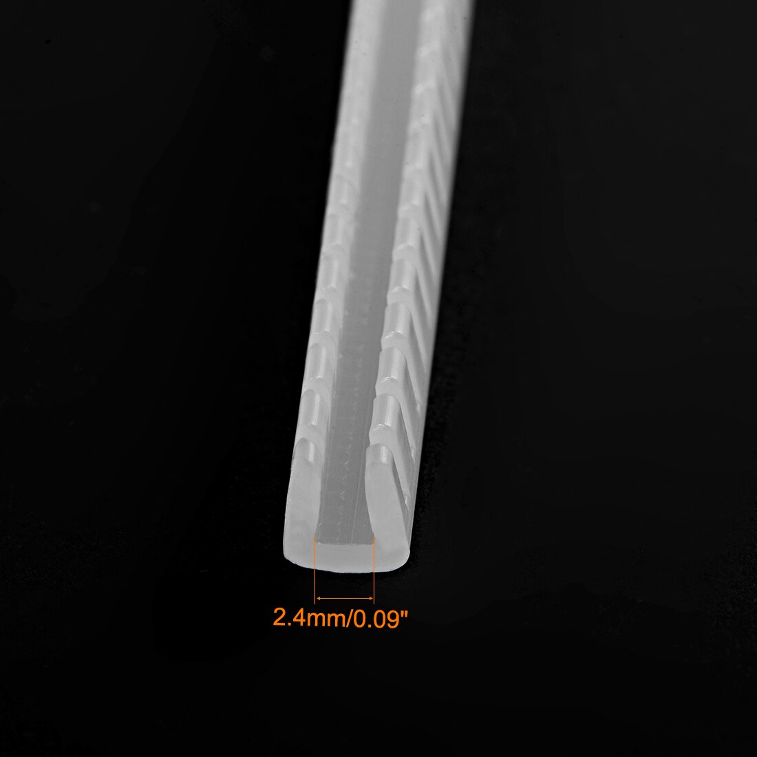 Uxcell 1 pièces enfichable tranchant protecteur mobile bague 33ft ajustement 2mm-2.4mm bord pour Marine,Automobile, machines