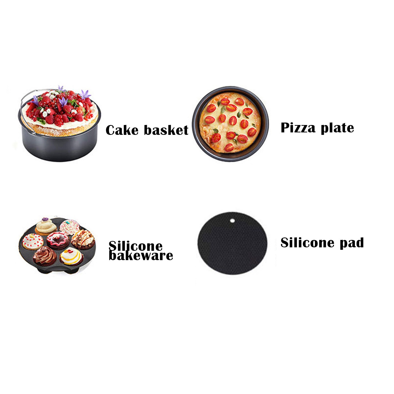 8 stücke Luft Friteuse Zubehör passen Beste Heiße Friteuse Zubehör einstellen Bequemlichkeit Kochen Werkzeug Für Küche Party Küche Werkzeuge & Spielereien