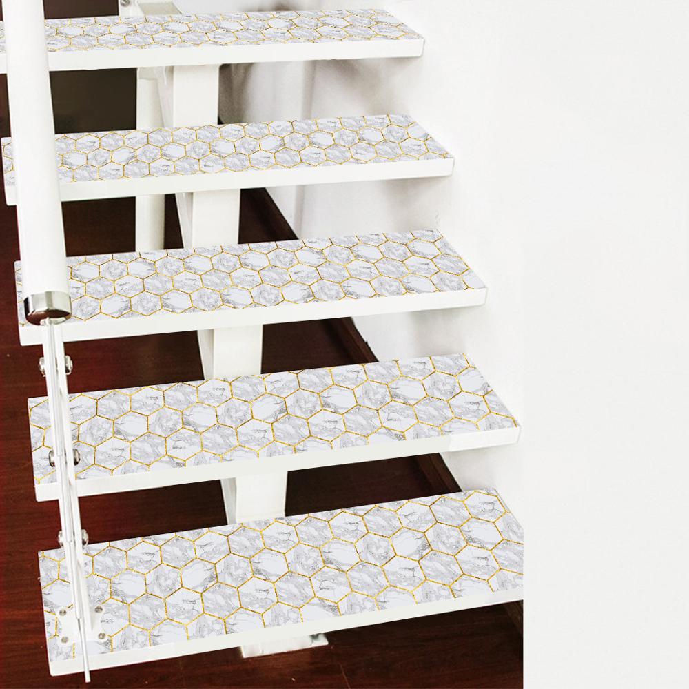 Pvc-traptreden voor huishoudelijk gebruik met antislipstickers met lijm en breder-dikker voor huismake-up en schoonheid