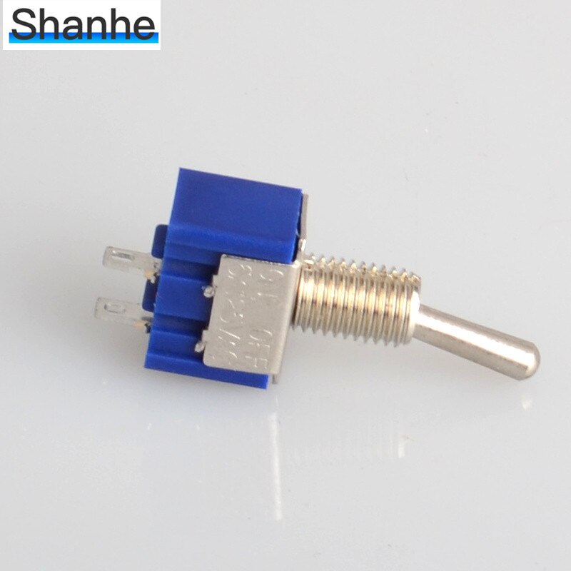 6mm toggle switch ON-ON 2pin With waterproof cover