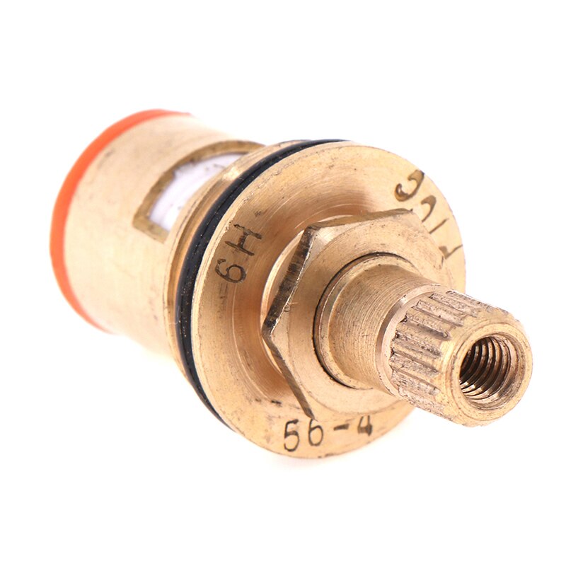 1/2" Replacement Copper Ceramic Disc Tap Valve Quarter Turn Cartridges Gland Insert 20 Teeth Bathroom Faucet Accessory