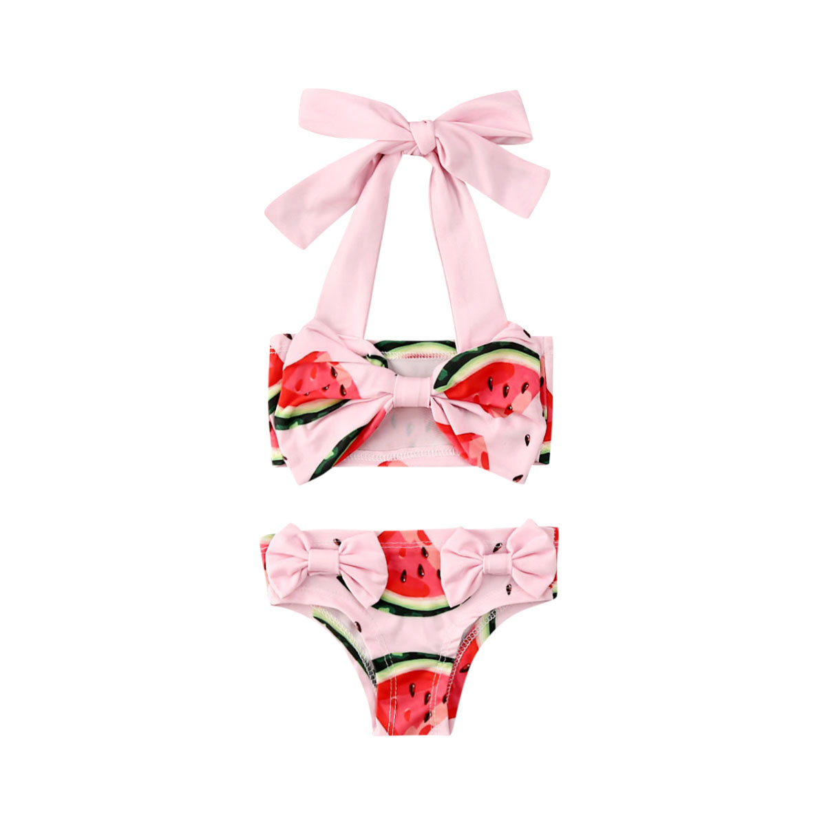 Kids Girls Watermelon Swimwear Swimsuit Bikini Bathing Suit Swimming Beachwear