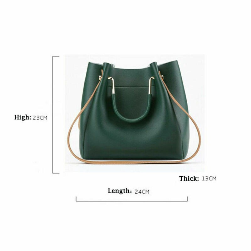 1pc PU Leather Ladies Handbags Larger Women's Bag Hair Ball Shoulder Bag Messenger Crossbody Bag for Women