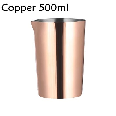 Cocktail Mixing Glass Stainless Steel Stirring Tin 500ml Preferred by Pros and Amateurs Alike Make Your Own Specialty Cocktail: Copper 500ml