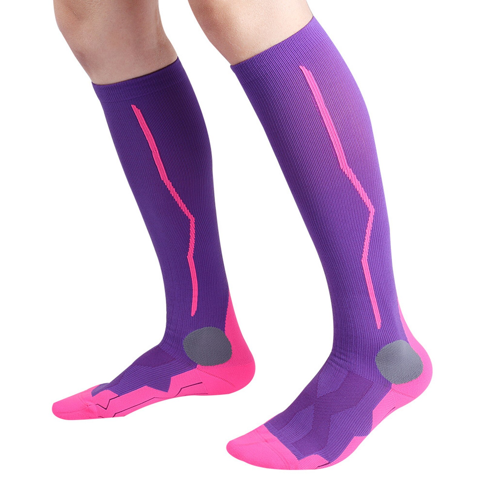 Calf Shaping Compression Socks with Increasing Pressure Elastic Sports Support Stockings for Women Men