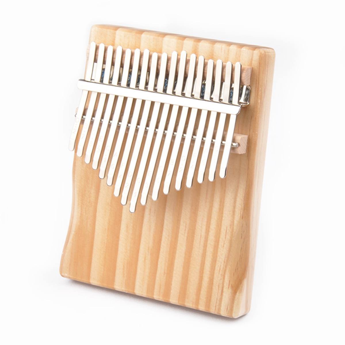 17 Keys Thumb Piano Kalimba Wood Mahogany Body Musical Instruments With Learning Book Kalimba Piano With Tool: Wood Without Tool