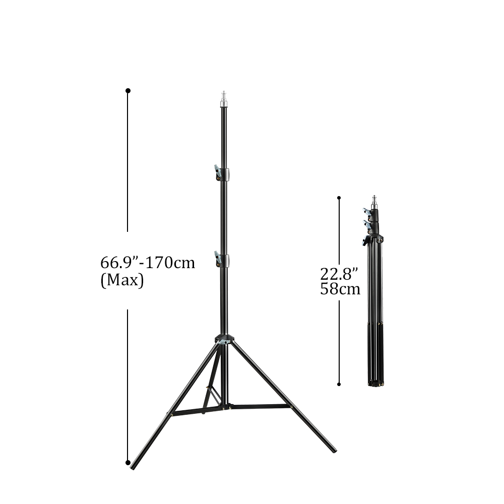 37/68/100/150/1901/4 Screw Head Photography Selfie Portable Light Tripod Stand Trepied Smartphone For Mini Photo Studio: SKY BLUE