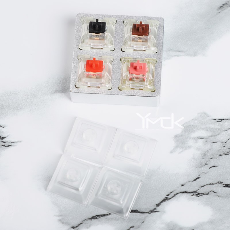 4 key CNC Switch Tester Testing Tool Mounted With Cherry Gateron Silent Kailh Speed Outemu Switches Shaft: Kit 2