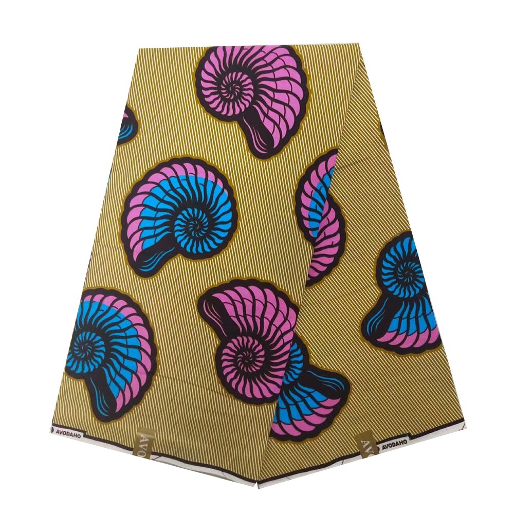 African Java Wax Fabric for Dress, African Cotton Ankara Holland Wax Leather Printed Nigerian Fabrics Cloth