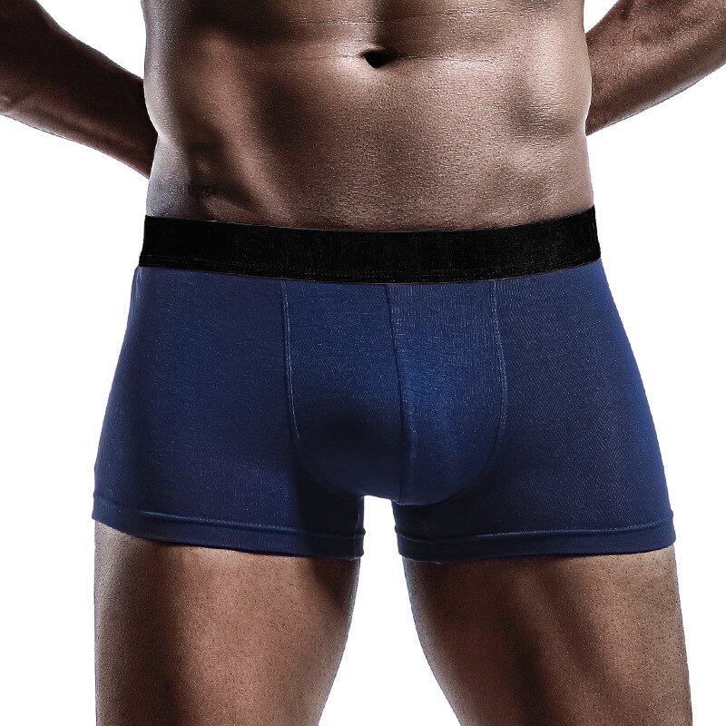 Four Boxed Underwear Men&#39;s Boxer Briefs Simple Breathable Youth Boxer Shorts Men&#39;s Underwear