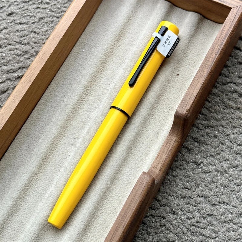Hongdian C1 Exquisite Explorer Simple Classic Retro Fountain Pen EF F Hooded Nib School Office Supplies Writing Ink Pens