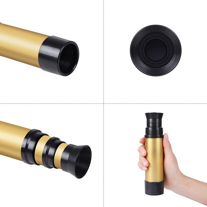 3 Pieces Pirate Telescope Retro Telescopic Handheld Plastic Telescope Pirate Party Classic Telescope