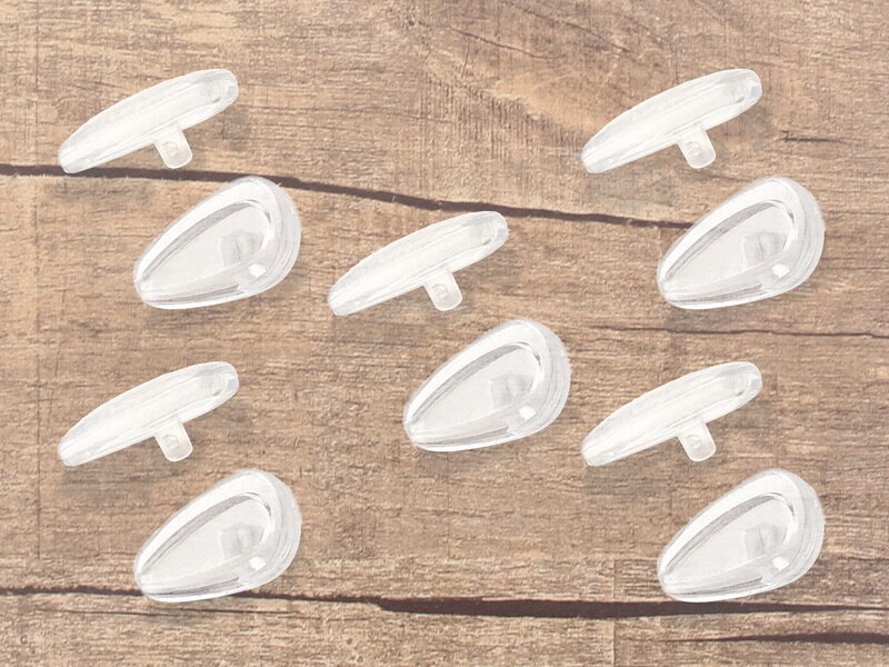 Vonxyz Ersatz Klar Nase Pads für für-Oakley Tincup Ochse3184 Tincup Kohlenstoff Ochse5094 Tincup 0,5 Ti Ochse5099 Rahmen Sorten: 5 Paare