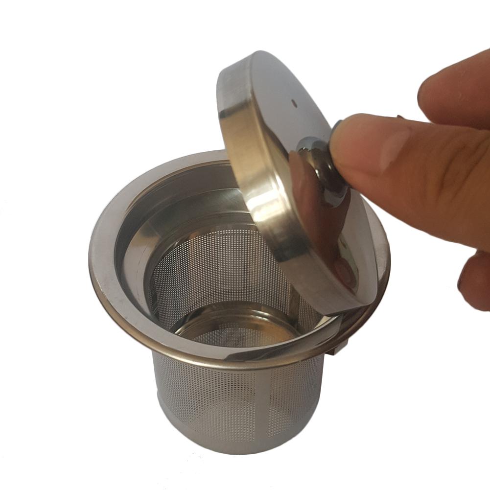 Colador de té acero inoxidable 304 tetera filtro para taza de té embudo # SO