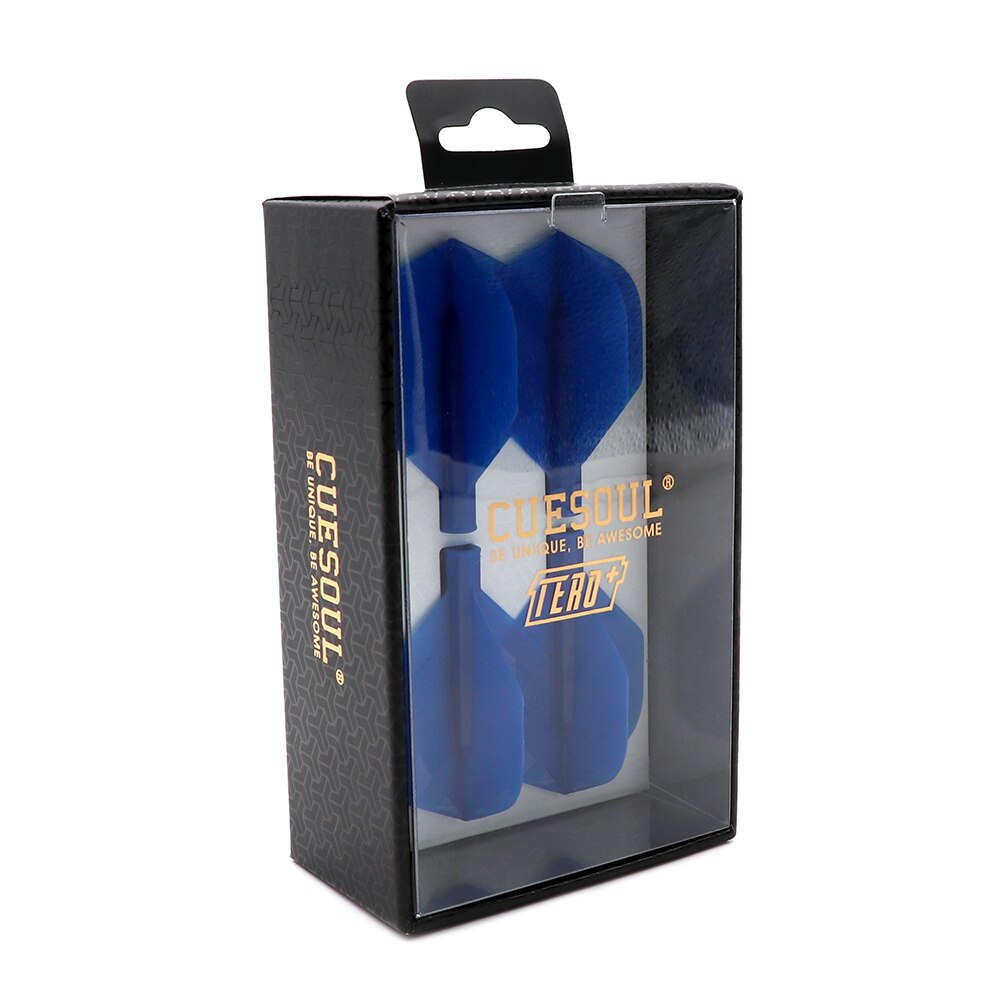 CUESOUL TERO+ AK4P Double Direction Telescopic and Rotating System-Dart Flights: Blue