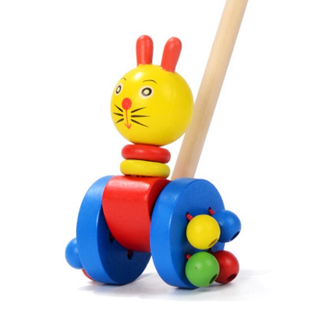 neue Kinder Holz Puzzle Spielzeug Frühen Kindheit Baby 1-3 jahre Walker Deconstructable Holz Einpolige Schritt Warenkorb schieben Spielzeug