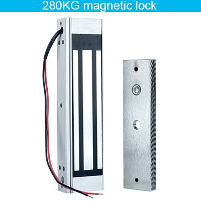 60/180/280/350KG Electronic Lock Electric Magnetic Door Lock 100/350/600/800lbs Suction Holding Force Electromagnetic Lock: 280kg