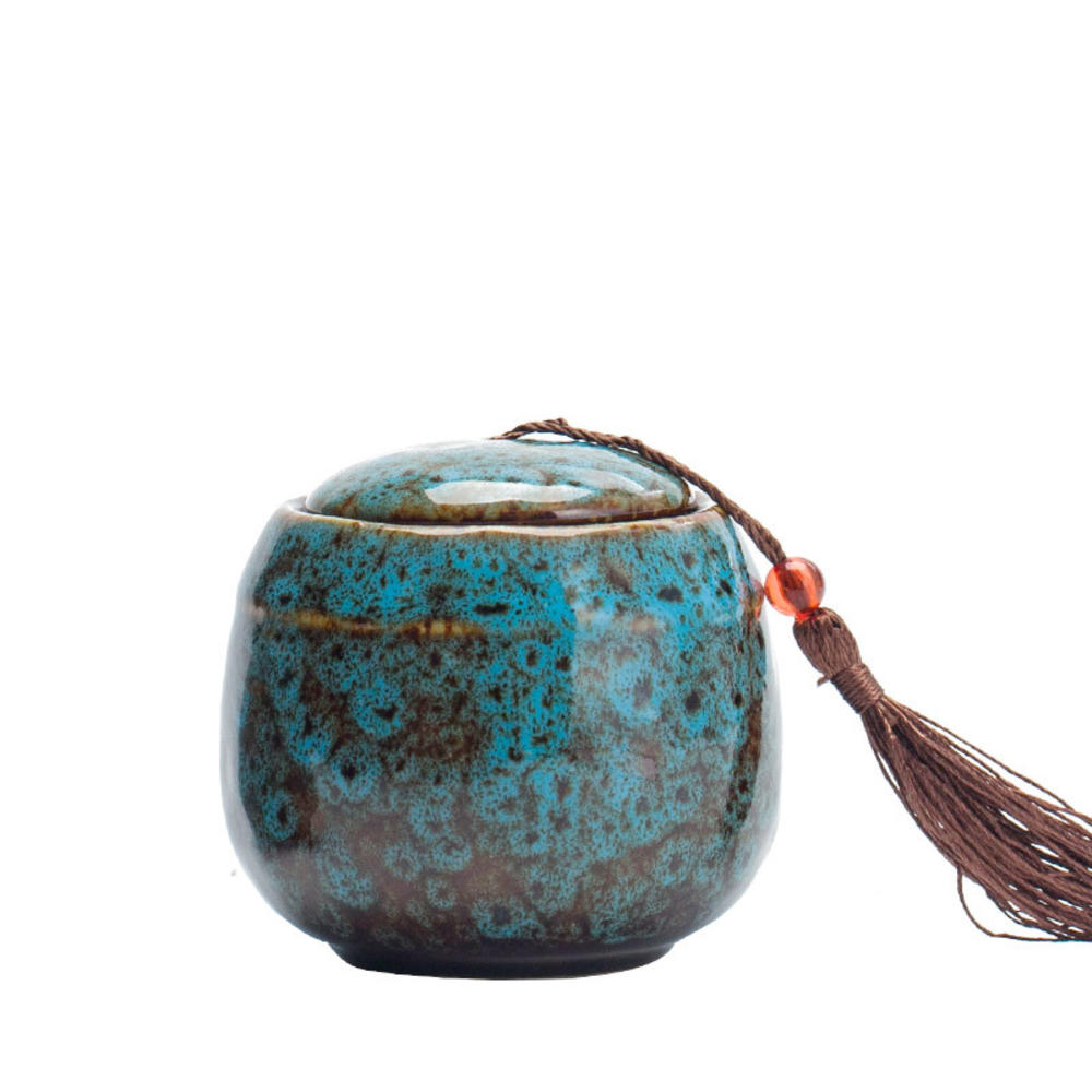 Kleur Keramische Bus Gedenkteken Huisdier Urn Seal Pot Grote Aandenken Kist Porselein Jar Menselijk As Opslag Memento Begrafenis Houder