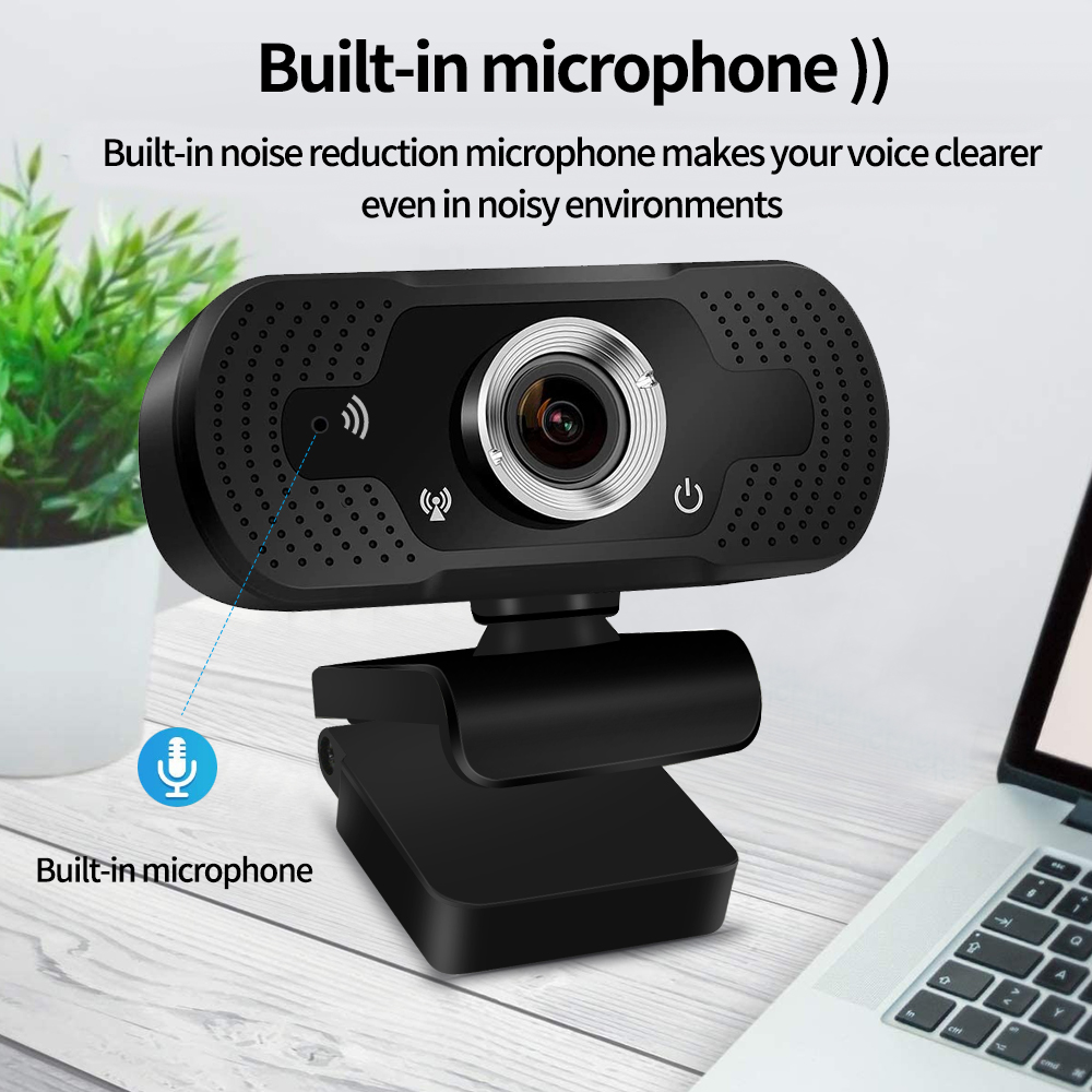 Usb Plug-In Web Camera Volledige 1080P Hd Voor Live-uitzending Video Bellen Conferentie Werk Pc Camera Mini computer Camera Voor Desktop