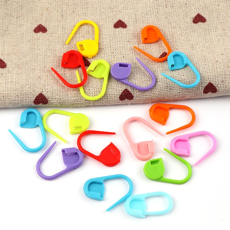 20 Stuks Kleurrijke Plastic Safty Pins Trui Gesp Naald Knit Gewijd Baby Garen Diy Weven Gereedschap 22Mm
